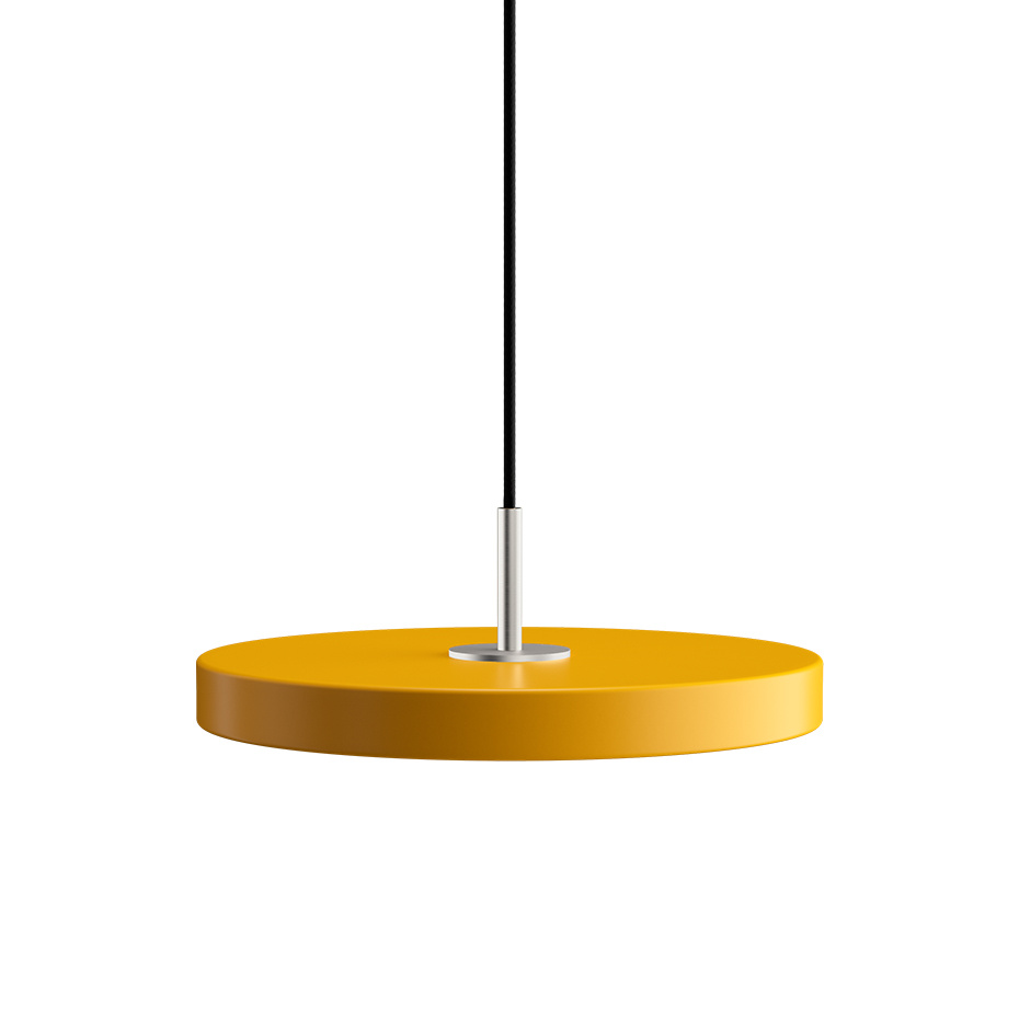 Asteria Pendel Mini Saffron Yellow/Steel