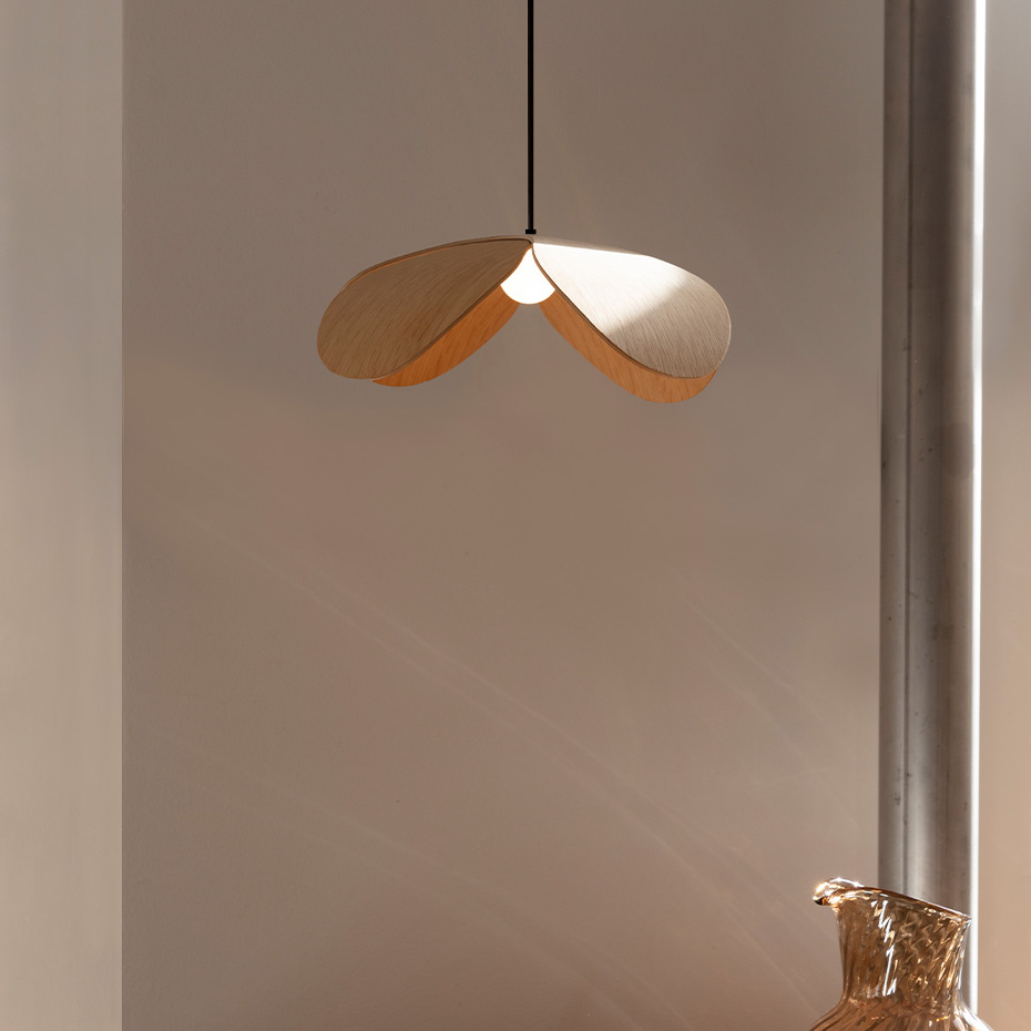 Forget Me Not Lampskärm Large Oak