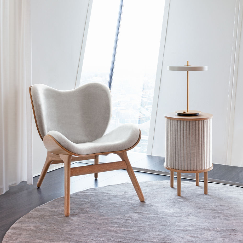 Asteria Bordslampa Pearl White