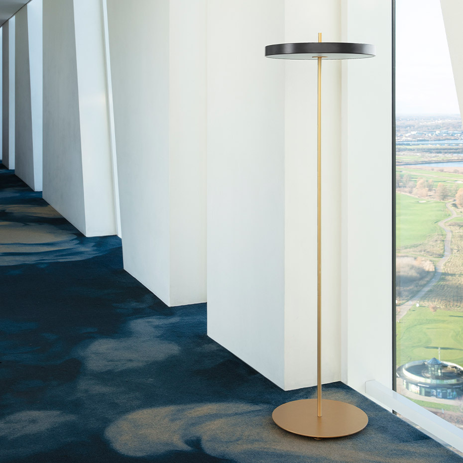 Asteria Golvlampa Anthracite Grey