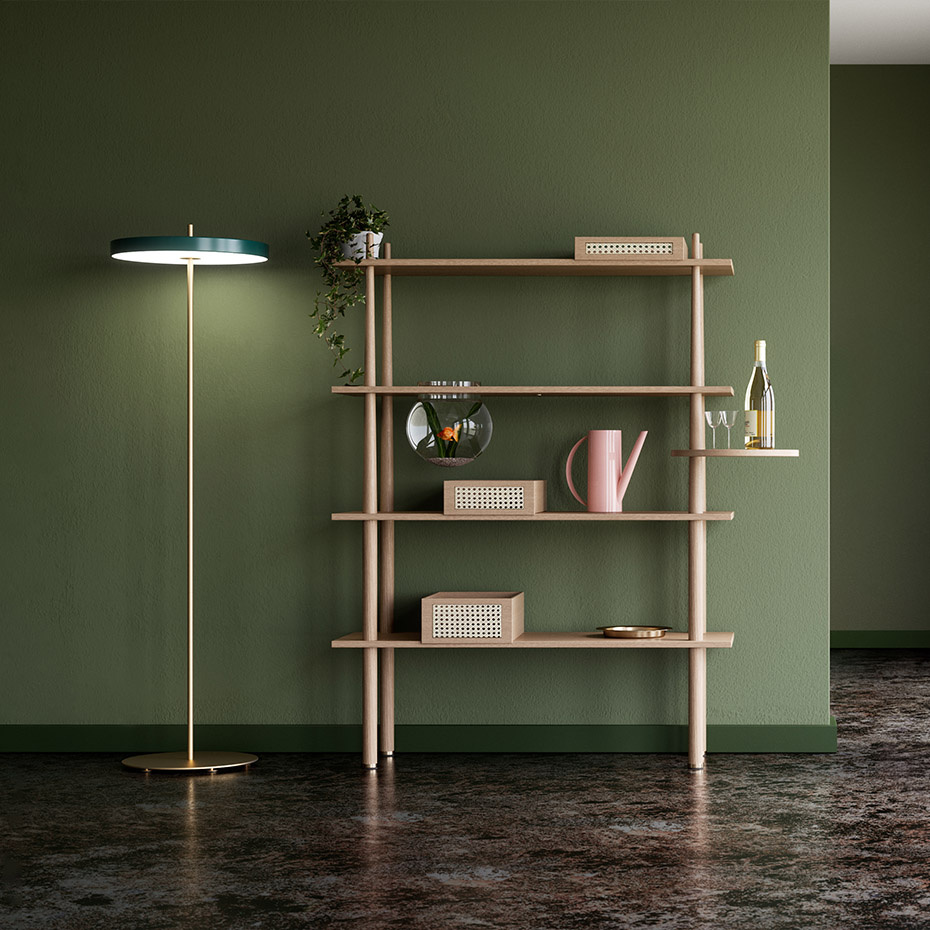 Asteria Golvlampa Forest Green