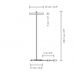 Asteria Golvlampa Black Asteria Golvlampa Black