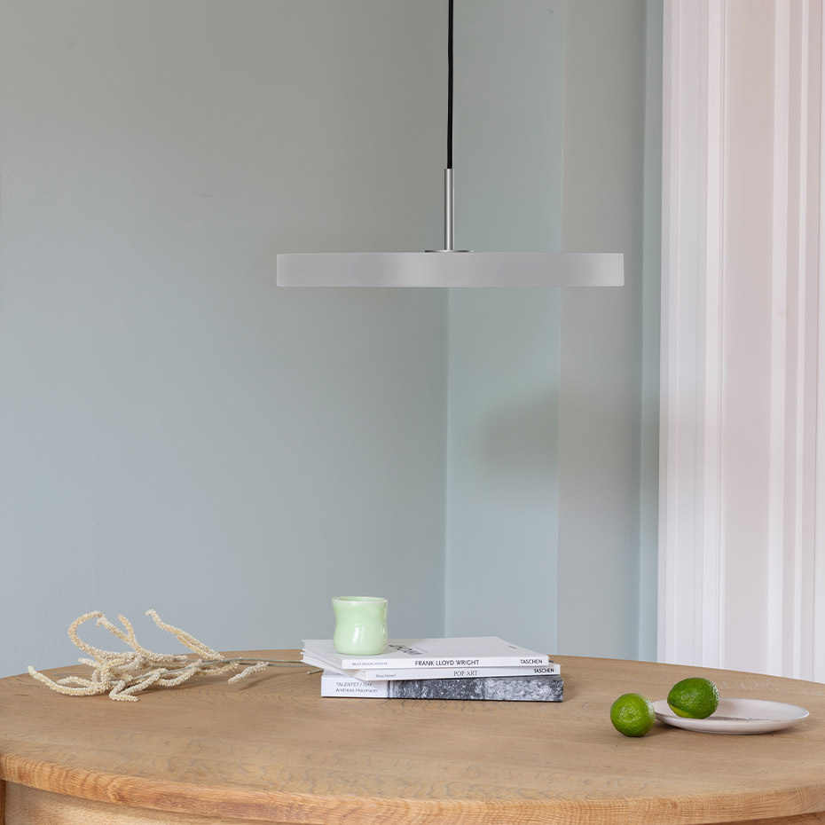 Asteria Pendel Medium Nuance Mist/Steel