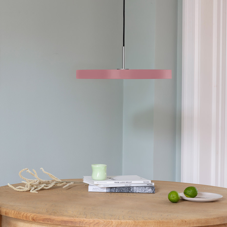 Asteria Pendel Medium Nuance Rose/Steel