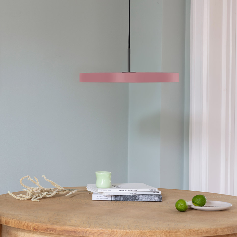 Asteria Pendel Medium Nuance Rose/Black