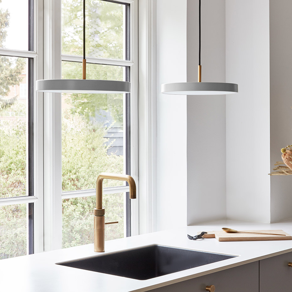 Asteria Pendel Mini Nuance Mist/Brass