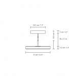 Asteria Pendel Mini Nuance Rose/Steel Asteria Pendel Mini Nuance Rose/Steel