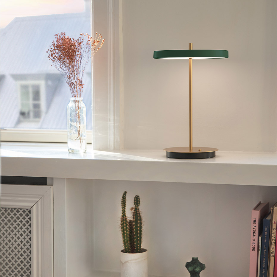 Asteria Move Portable Bordslampa Forest Green