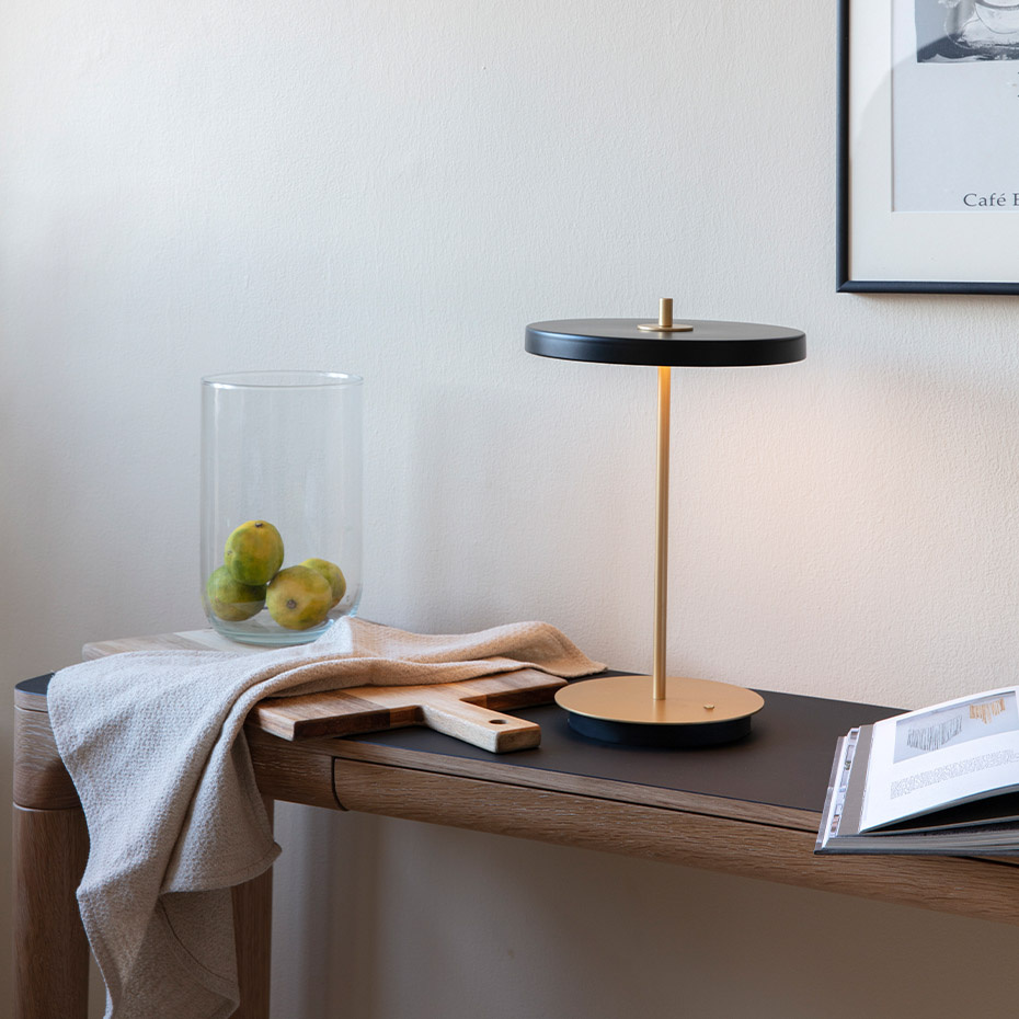 Asteria Move Portable Bordslampa Black