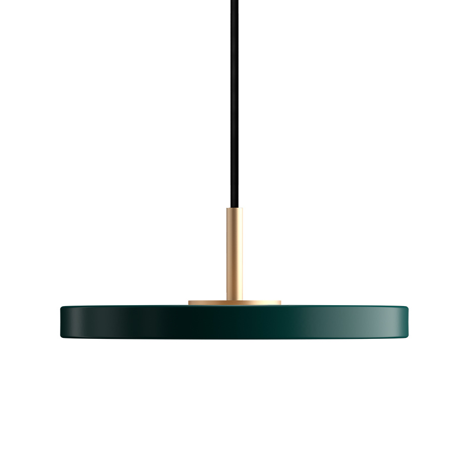 Asteria Pendel Micro Forest Green/Brass V2