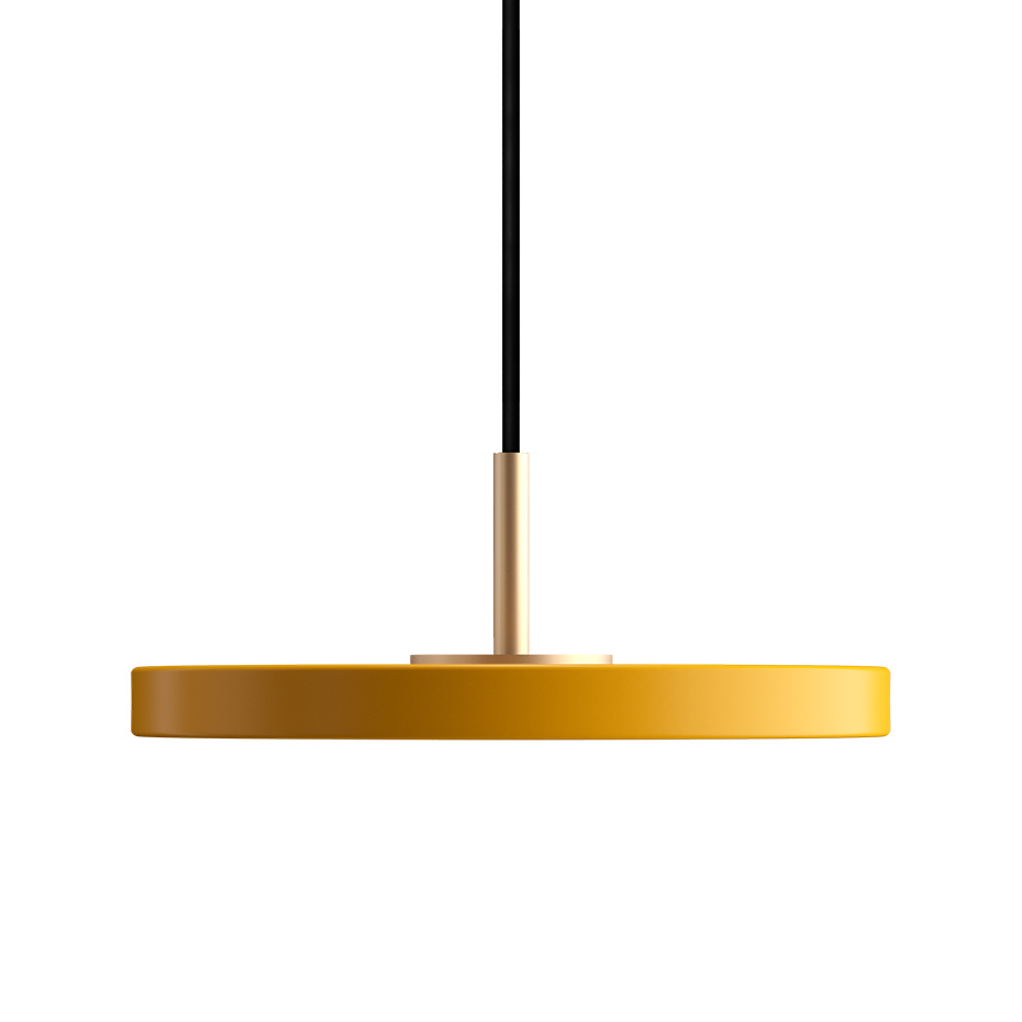 Asteria Pendel Micro Saffron Yellow/Brass V2