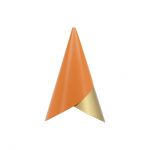 Cornet Lampskrm Nuance Orange/Brass
