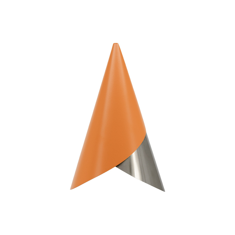 Cornet Lampskärm Nuance Orange/Steel