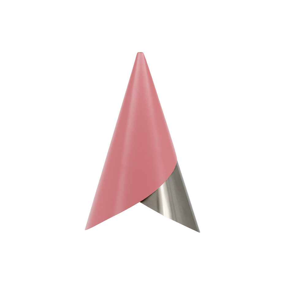 Cornet Lampskärm Nuance Rose/Steel