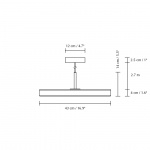 Asteria Plus Pendel Medium Black/Black Asteria Plus Pendel Medium Black/Black