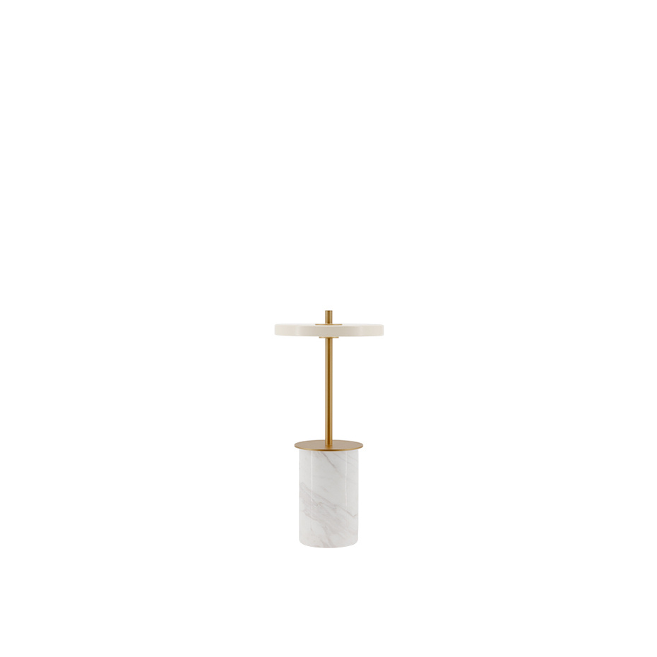Asteria Move Portable Bordslampa Mini White Marble