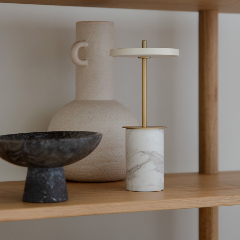 Asteria Move Portable Bordslampa Mini Green Marble