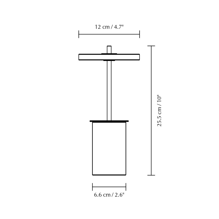 Asteria Move Portable Bordslampa Mini Red Marble