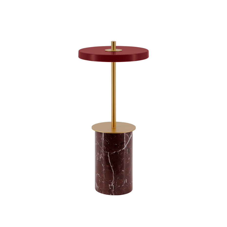 Asteria Move Portable Bordslampa Mini Red Marble