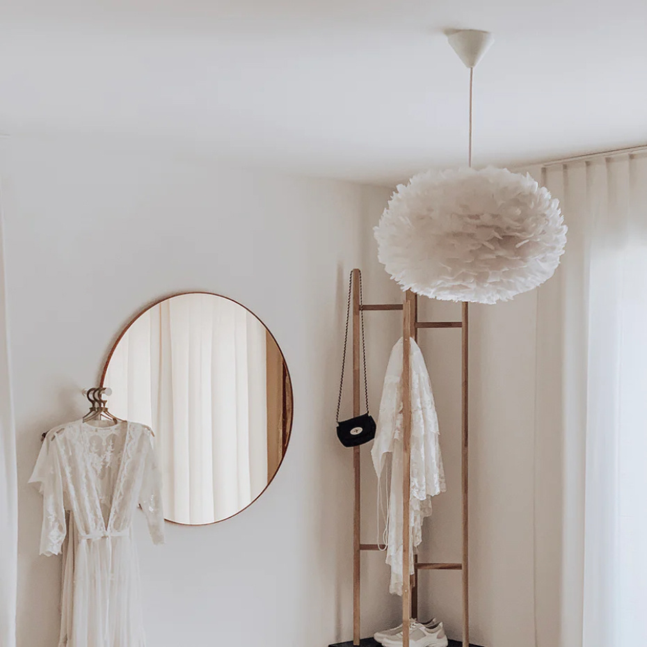 Cord Set Lampupphäng Textilsladd White E27