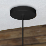 Rosette Lampupphäng Textilsladd Black E27 Rosette Lampupphäng Textilsladd Black E27