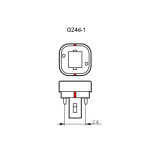 PLD Kompaktlysrör 10W 830/3000K G24d-1 2-Pin PLD Kompaktlysrör 10W 830/3000K G24d-1 2-Pin