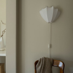 Anna Vägglampa Bomullsjersey Vit Anna Vägglampa Bomullsjersey Vit