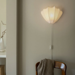 Anna Vägglampa Bomullsjersey Vit Anna Vägglampa Bomullsjersey Vit