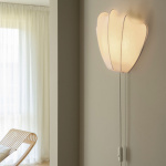 Anna Vägglampa Bomullsjersey Vit Anna Vägglampa Bomullsjersey Vit