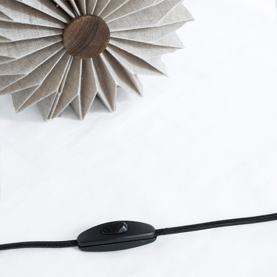 Alba Vägglampa Natur/Svart