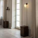 Noor Vägglampa Opalglas/Svart Krom Noor Vägglampa Opalglas/Svart Krom