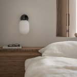 Noor Vägglampa Opalglas/Svart Krom Noor Vägglampa Opalglas/Svart Krom