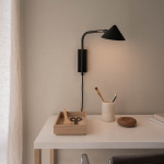 Kuro Vägglampa Mattsvart/Svart Krom Kuro Vägglampa Mattsvart/Svart Krom