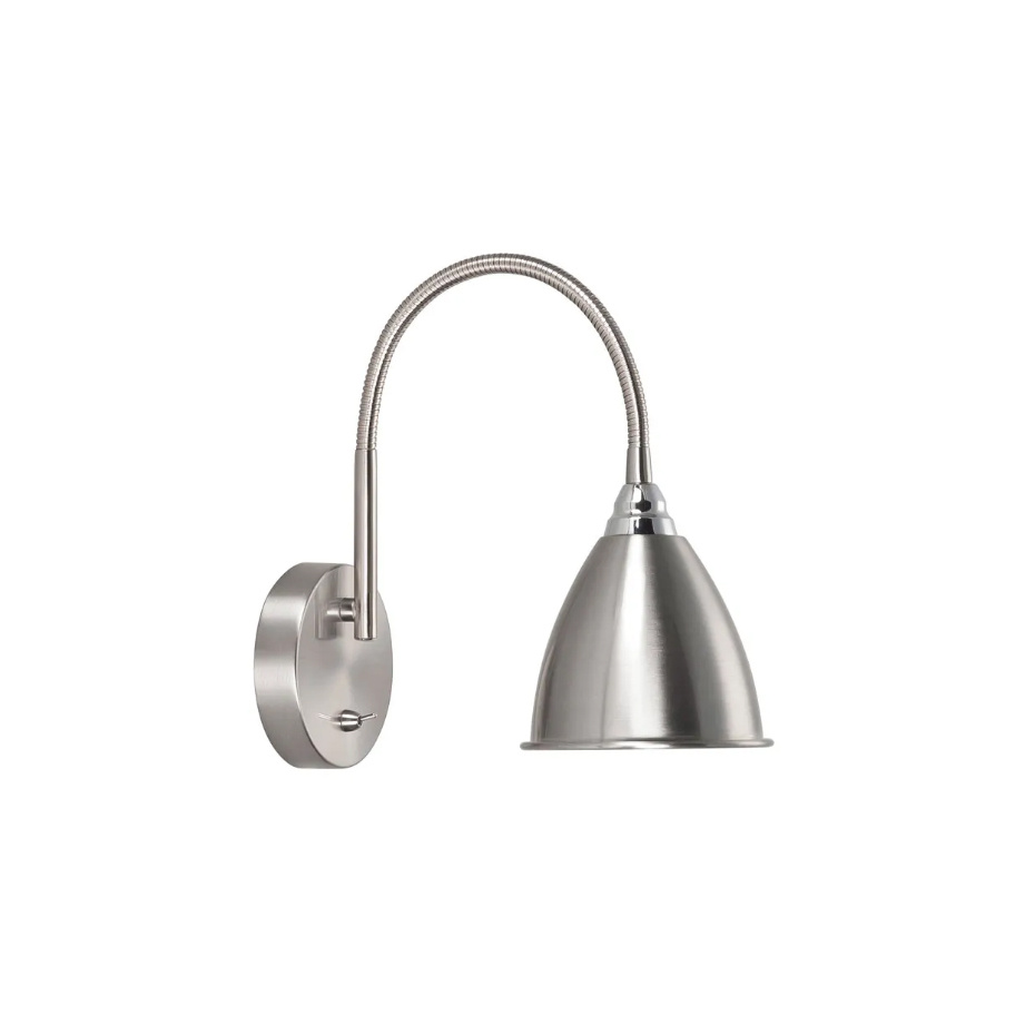 V 770 Smögen Vägglampa Nickel