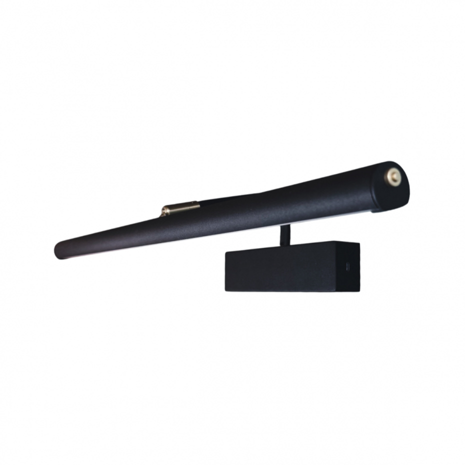 Arty LED Uppladdningsbar Tavelbelysning 60cm Svart/Mässing