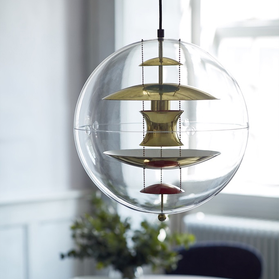 VP Globe Pendel Ø40 Brass