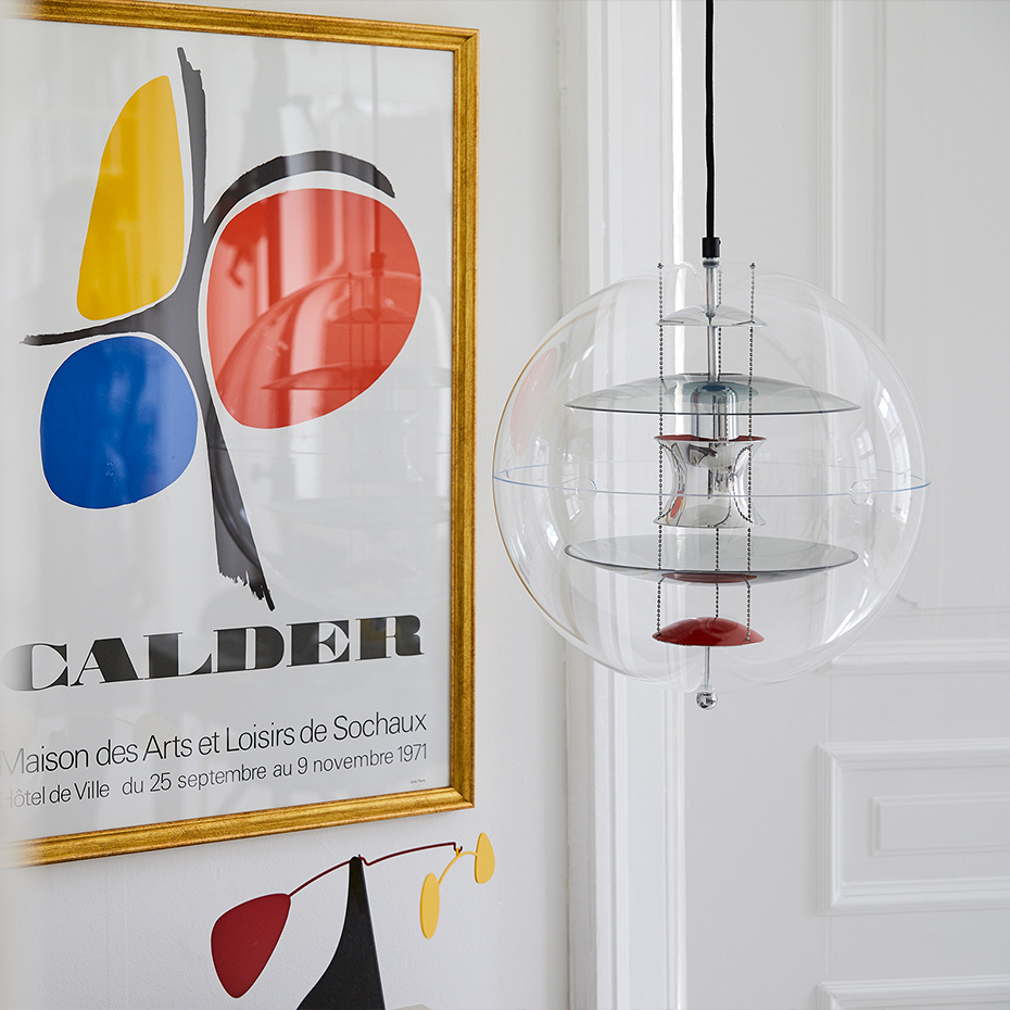 VP Globe Pendel Ø40 Coloured Glass