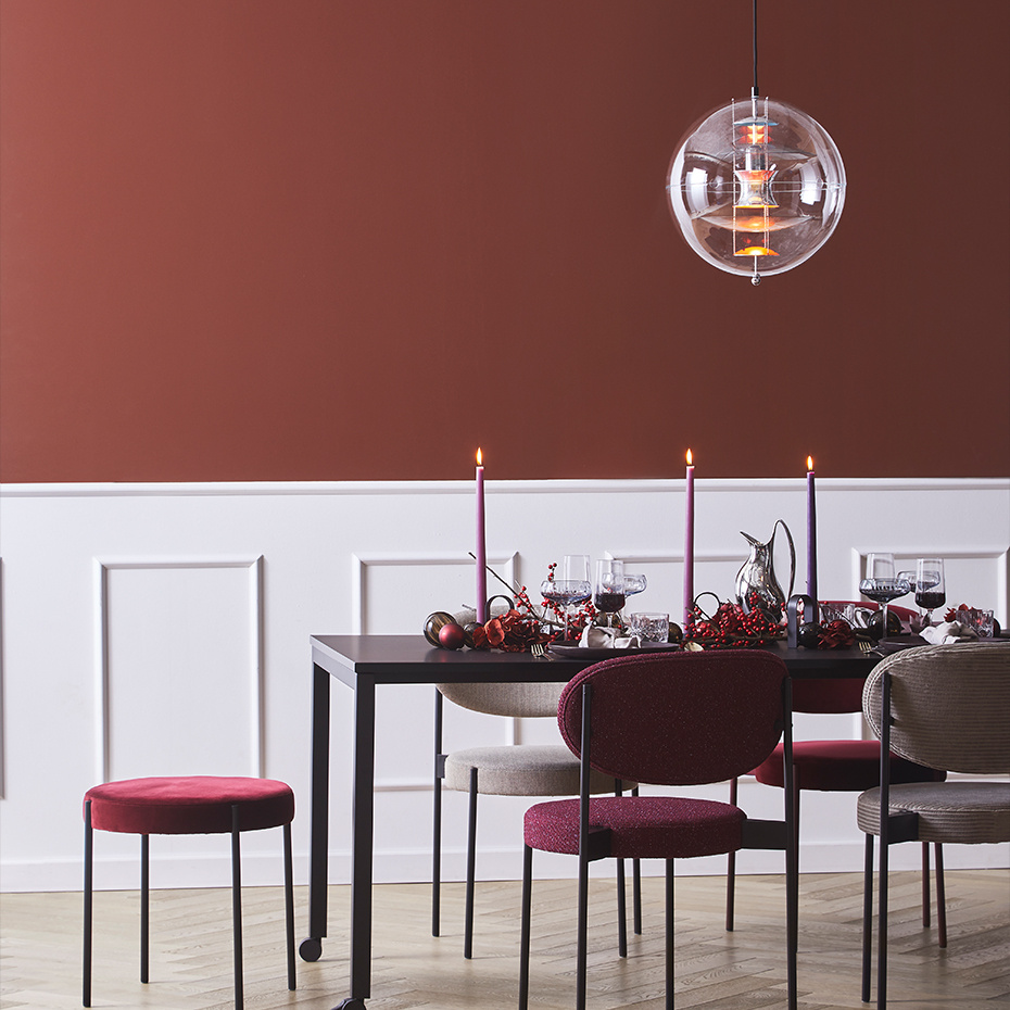 VP Globe Pendel Ø40 Coloured Glass