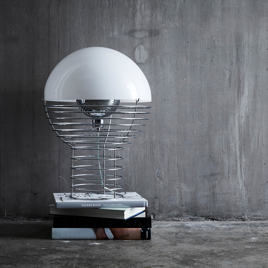Wire Bordslampa Chrome