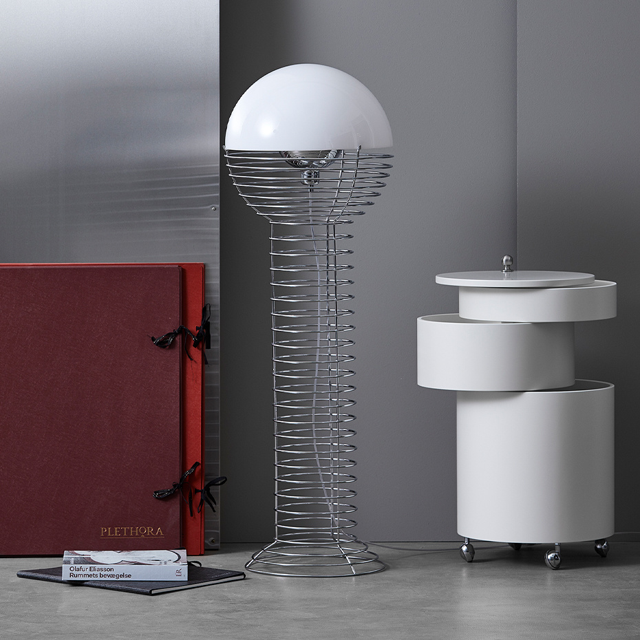 Wire Golvlampa Chrome