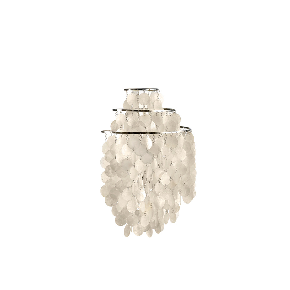 Verpan Fun Vägglampa 1WM Chrome