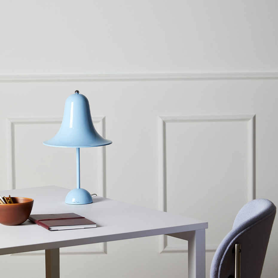Pantop Bordslampa Ø23cm Light Blue
