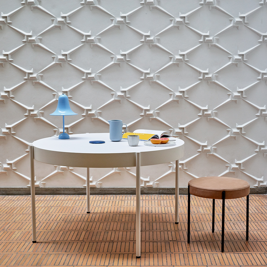 Pantop Bordslampa Ø23cm Light Blue