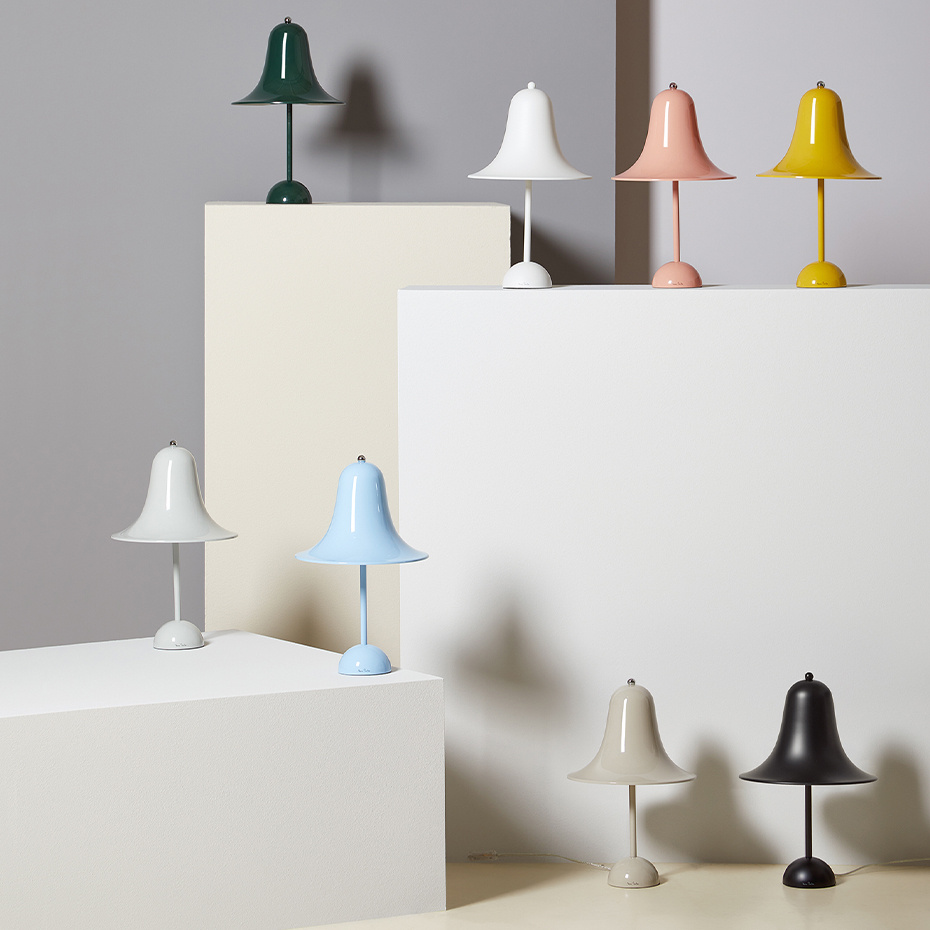 Pantop Bordslampa Ø23cm Grey Sand