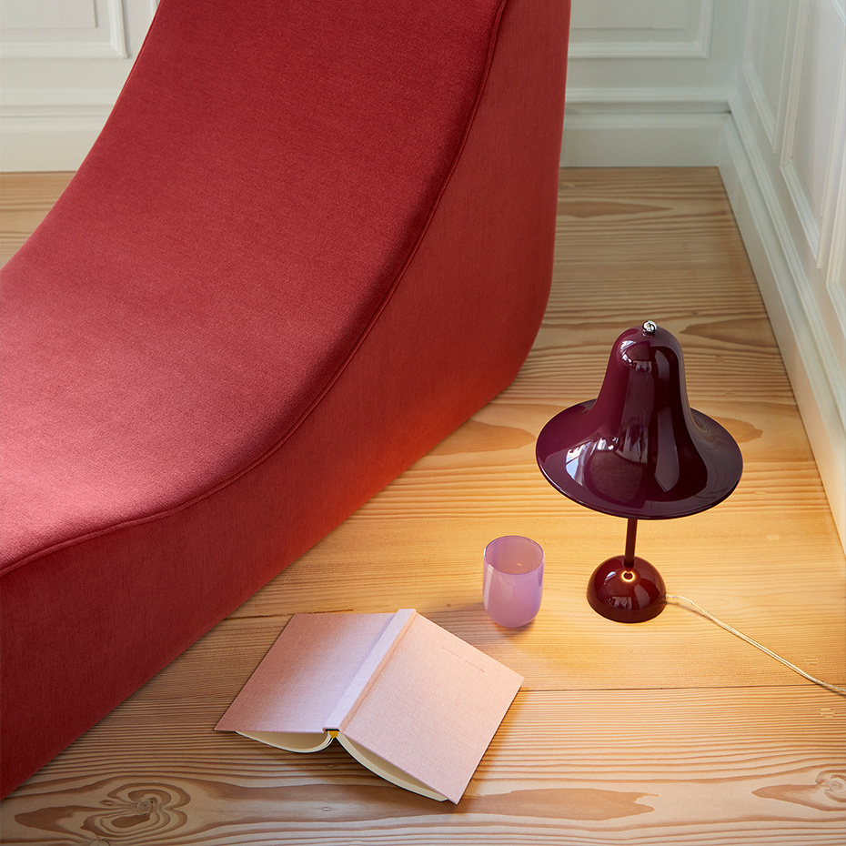 Pantop Bordslampa Ø23cm Burgundy