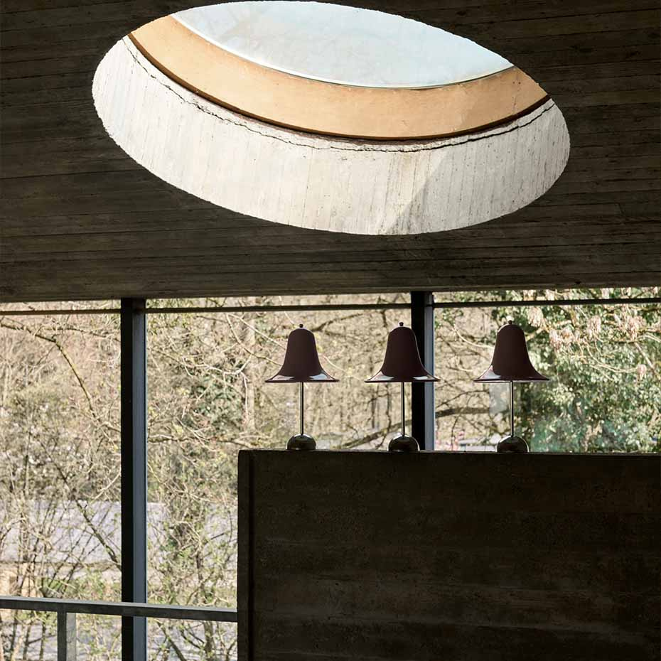 Pantop Portable Bordslampa Ø18cm Chrome