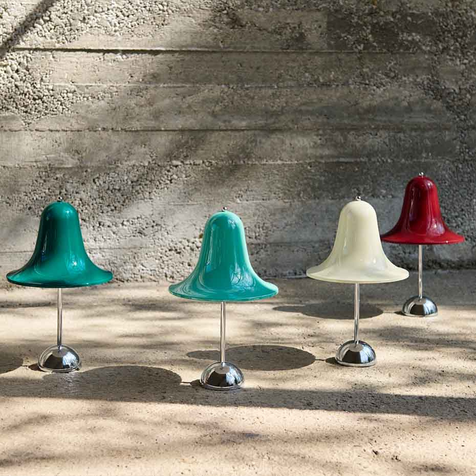 Pantop Portable Bordslampa Ø18cm Pitch Brown