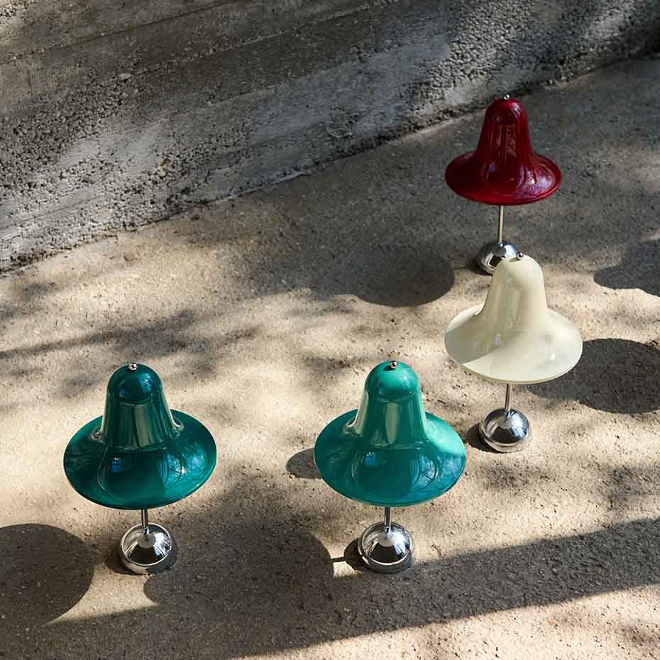 Pantop Portable Bordslampa Ø18cm Light Teal