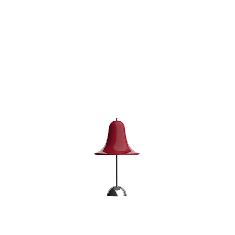 Verpan Pantop Portable Bordslampa Ø18cm Cherry Red