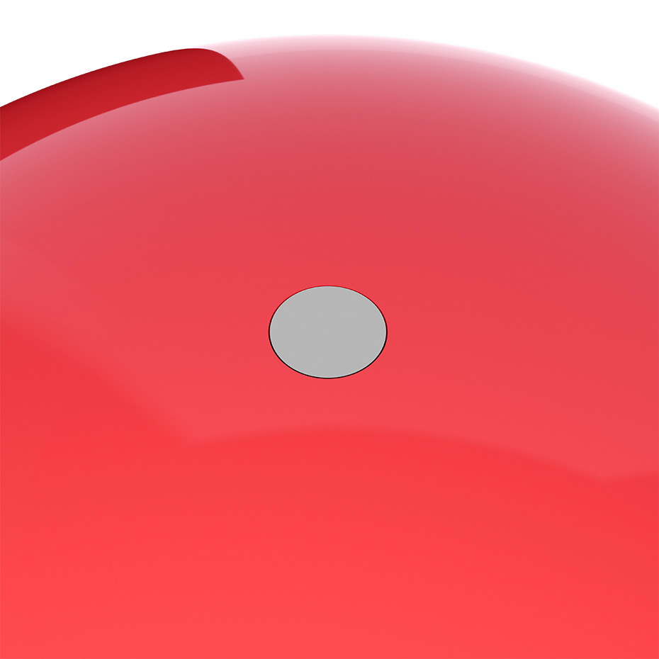 Wire Portable Bordslampa Ø18cm Red